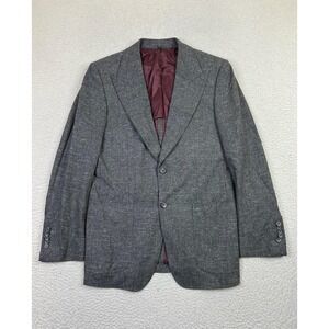 Suitsupply Jacket Mens 38R Gray Super 130s Wool Blazer Sport Coat Carlo Barbera